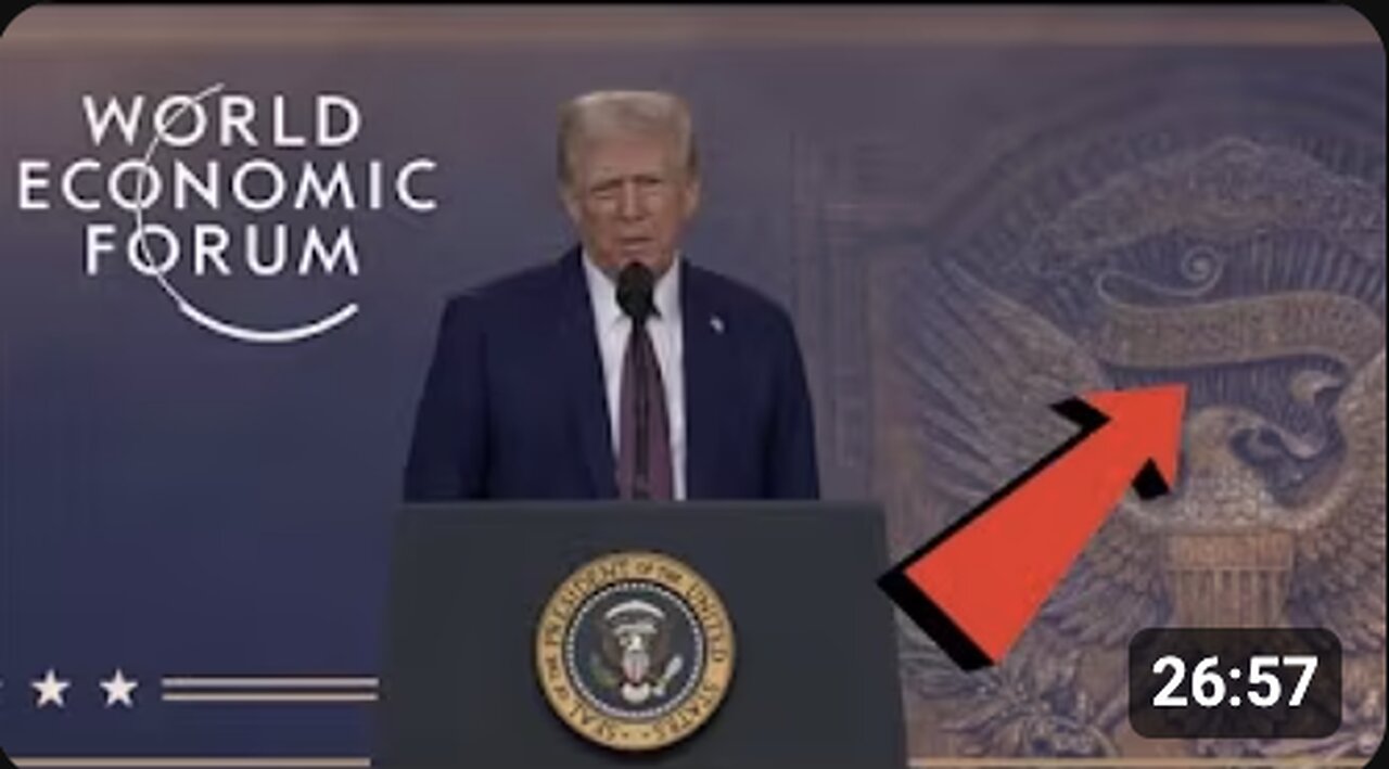 WARNING! TRUMP SPEAKS AT THE WEF! PROMISES TO FAST TRACK THEIR PLANS FOR A.I. GOVERNANCE IN AMERICA!