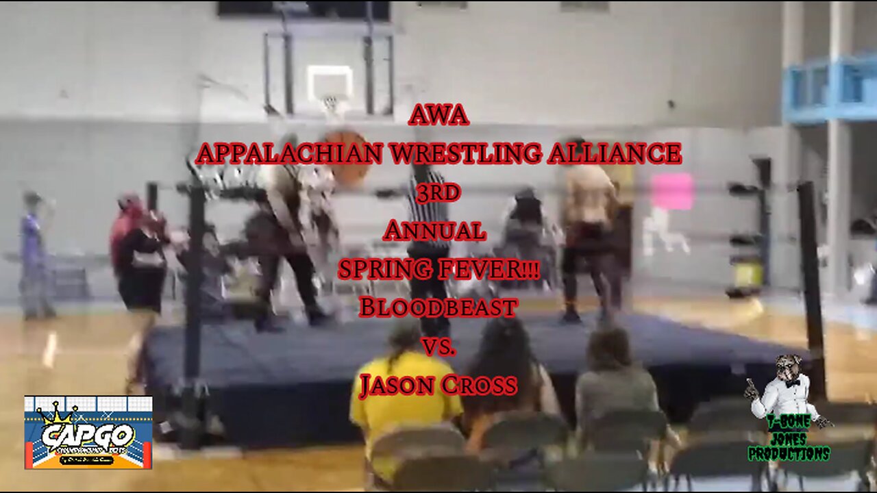 AWA 3rd Annual SPRING FEVER!!! Blood Beast vs. Jason Cross