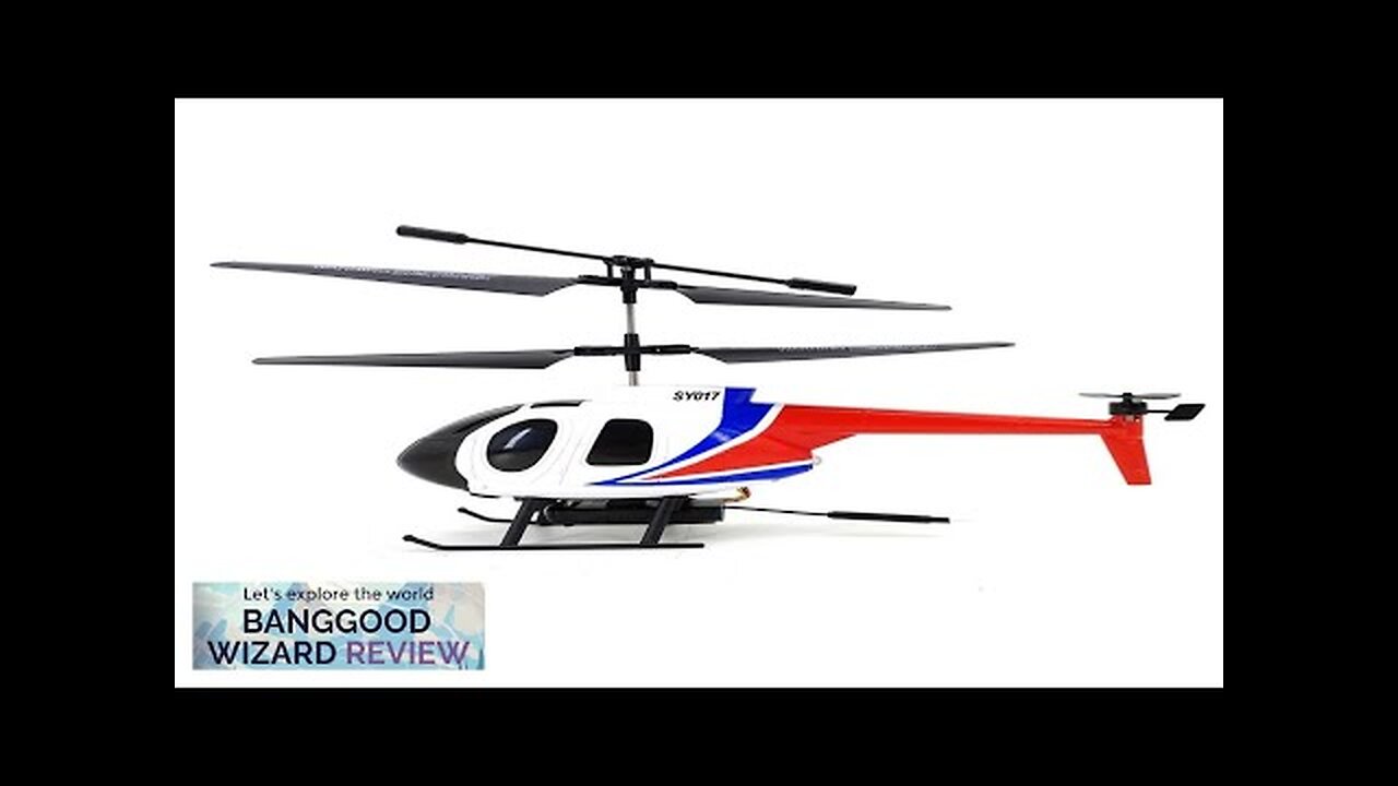 SY017 2.4G 3.5CH Gyroscope 720P Camera Altitude Hold RC Helicopter RTF Review