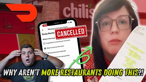 Doordash Customer EXPOSED Chili's New Policy to CANCEL Fraud from Customers! - UberEats Grubhub