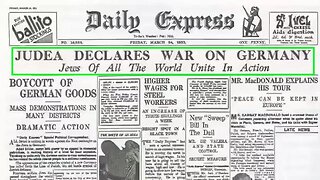 1933 Judea Declares War On Germany