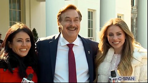 Mike Lindell Speaks to Reporters at the White House