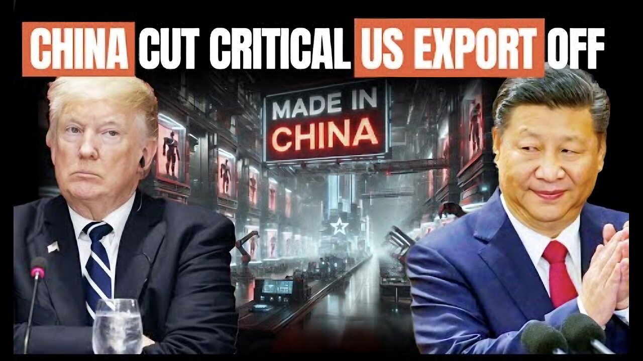 CHINA Strikes Back: Blockbuster Move Bans Exports To Top U.S.Corporations; US Economic Collapse?