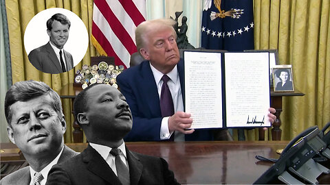 BREAKING: Donald Trump Signs Executive Order To Release JFK, RFK and MLK Classified Documents