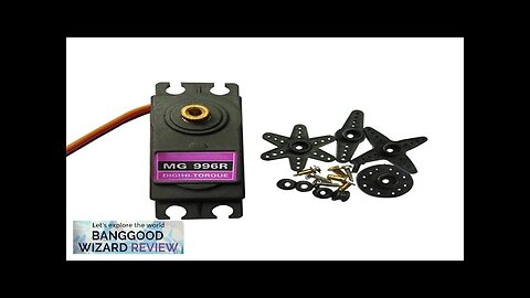 MG996R 55g 4.8V-6V 13kg/cm High Torque Metal Gear Analog Servo for RC Review