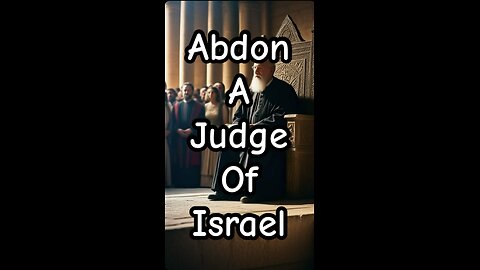 Abdon a judge of Israel.