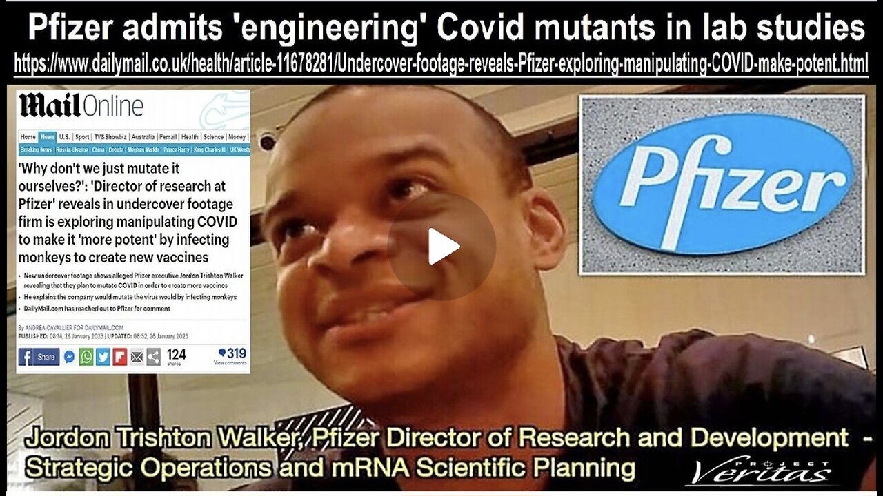 Project Veritas Pfizer Director Assaults James OKeefe & Veritas Staff