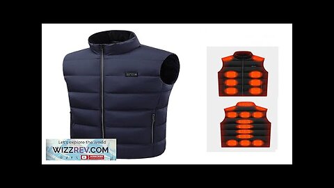 TENGOO HV-21B Heated Vest 21 Areas 4 Control Zones USB Charging Winter Review