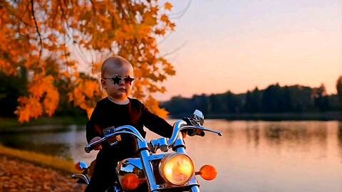 Cute Baby Bike Racing ❤️