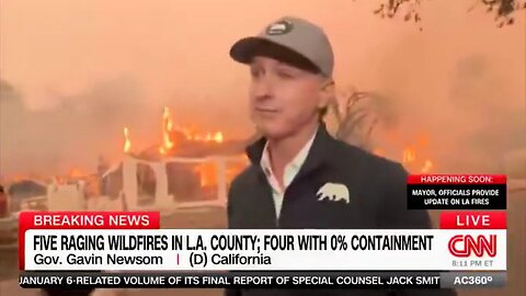 Gavin Newsom Whining About Trump As Homes Burn Behind Him Perfectly Captures Dem Incompetence