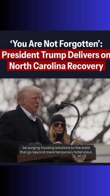 Trump's Hurricane Helene Relief: Action for North Carolina #disasterrelief #hurricanehelene #trump
