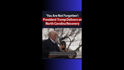 Trump's Hurricane Helene Relief: Action for North Carolina #disasterrelief #hurricanehelene #trump