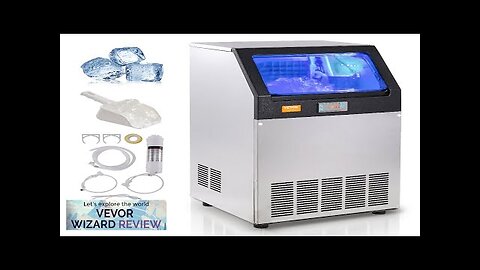 VEVOR Commercial Ice Maker 100lbs/24H Ice Maker Machine 55 Ice Cubes in Review