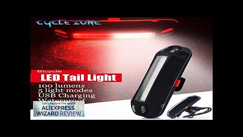 Ultra Bright Bike Tail Light USB Rechargeable Bicycle LED Rear Lamp Review