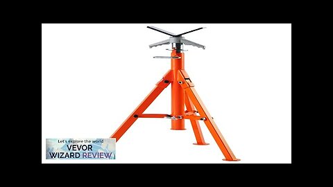 VEVOR Pipe Stand 2500LBS Heavy Duty Pipe Jack Stands 27.2"-52" Height Adjustable Review