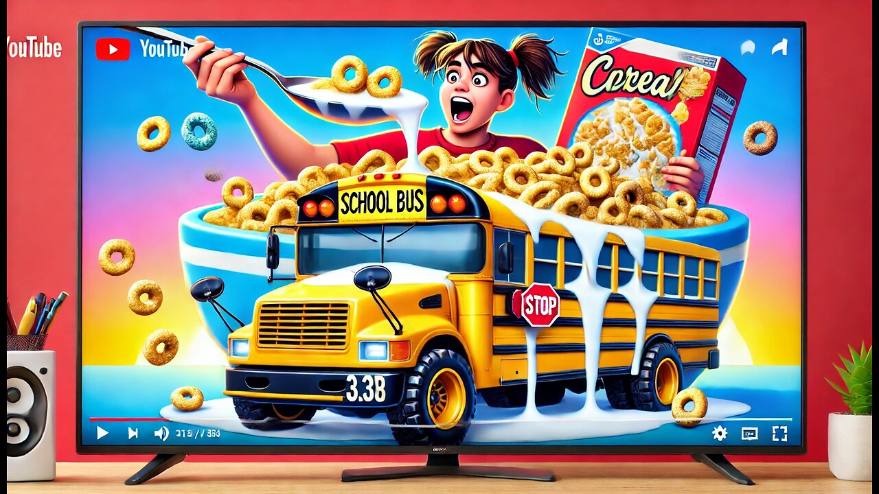 Turning My School Bus Into a GIANT Cereal Bowl! 🥣🚌✨