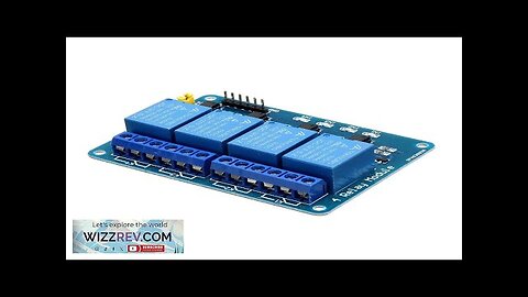 5pcs 5V 4 Channel Relay Module PIC ARM DSP AVR MSP430 Blue Review