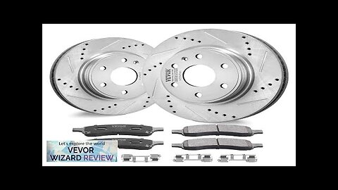 VEVOR Drilled Slotted Front Brake Rotors Pads Kit for Chevy Traverse GMC Review