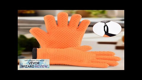 VEVOR Silicone Smoker Oven Gloves Non-Slip Heat Resident BBQ Grill Gloves Review