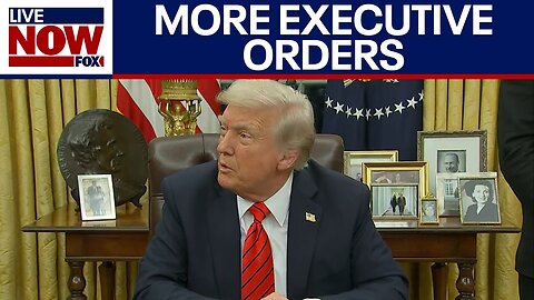 FULL REMARKS: Trump signs executive orders in Oval Office