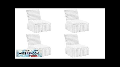 VEVOR Stretch Spandex Folding Chair Covers Universal Fitted Chair Cover with Skirt Review