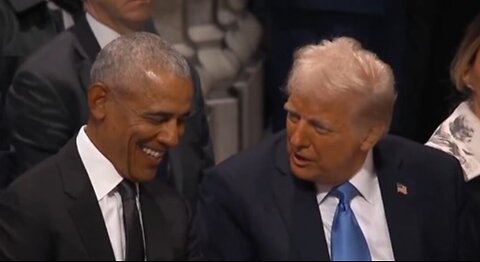 TRUMP RESPONDS TO OBAMA CAMARADERIE