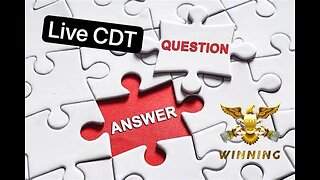 CDT Live Video Chat Q&A: How To Renew Your Mind: Dec 27, 2024