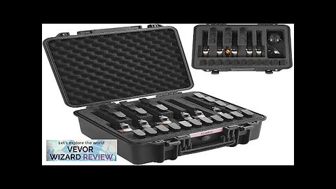 VEVOR Hard Pistol Cases with Pre-cut Lining Lockable Pistol Case for 6 Review