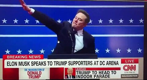 Musk the actor playing his role by showing the Nazi salute to keep focus away from Greater Israel