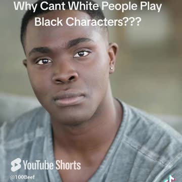 Why Can't a White Guy Play a Black Character?!??? #comedyskits #edgy #edgymemes #based #meme #memes