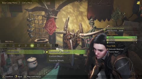 Monster Hunter Wilds cooking