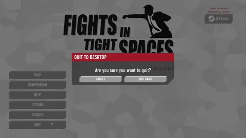 Fights In Tight Spaces: Prologue - Playthrough Turn based Tactics Beat em up Card based Ragdoll