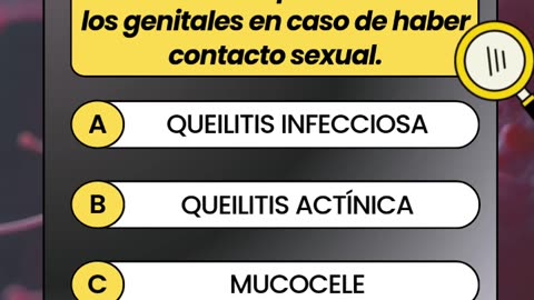 👄🔬 ¿Cuánto sabes sobre las patologías de los labios? | QUIZ RÁPIDO