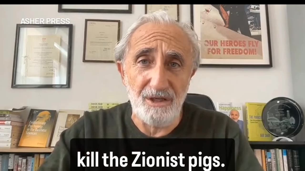 Dr Gad Saad demonstrates suicidal empathy