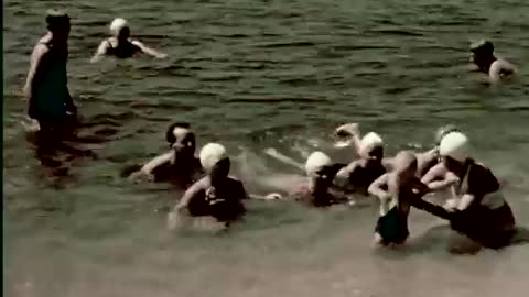 Beach Vacation Bliss: c. 1930