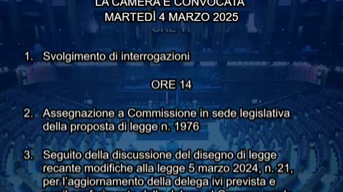 Roma - Camera - 19° Legislatura - 439° seduta -1- (04.03.25)