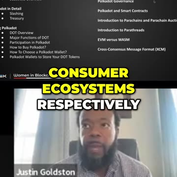 Crypto - Gemach DAO - Dr. Justin Goldston on Polkadot at Workshop - Web3 Foundation Grant