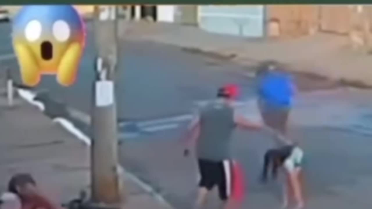 LITTLE GIRL SAVE BY THE MAN FOR THE FAST ACCIDENT