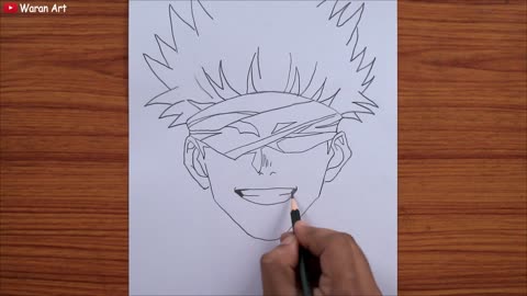 Easy Anime Drawing __ How to Draw Anime step-by-step __ Easy Drawing for Beginners