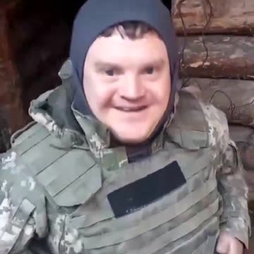 Even Down Syndrome Ukrainian has been forcefully drafted in Zelensky's Military
