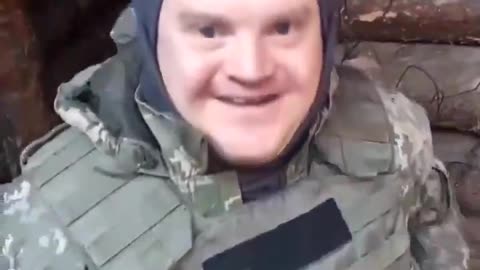 Even Down Syndrome Ukrainian has been forcefully drafted in Zelensky's Military