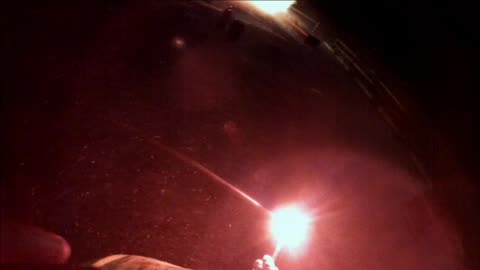 booming pro fireworks finale - go pro on helmet view