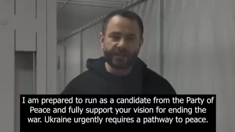 Political Prisoner, Oleksandr Dubinsky Sends Donald John Trump a Very Important Message