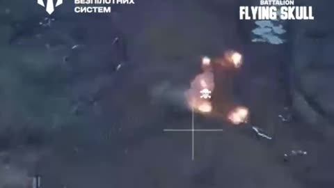 Incredible Drone Strikes from The Ukrainian Flying Skull Drone Group