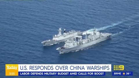 US breaks silence on Chinese warships off Australia | 9 News Australia