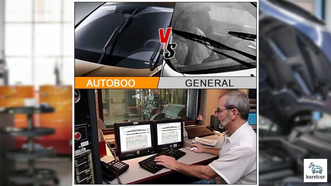AUTOBOO 26" and 18" Windshield Wipers Blades (Pack Of 2)
