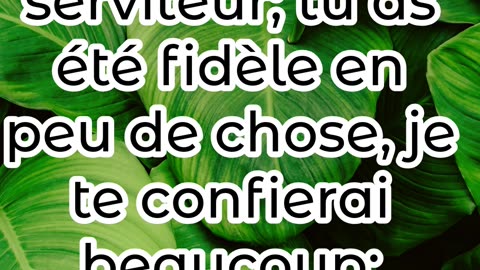 "Bien-Fait, Bon et Fidèle Serviteur" Matthieu 25:23#shorts #youtube #jesus #ytshorts #youtubeshorts