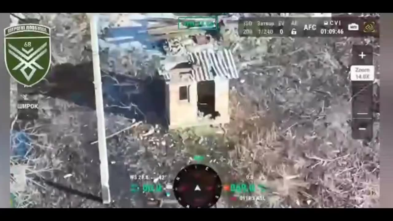 Drone Strike Obliterates Russian Occupied Outhouse