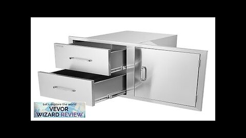 VEVOR Outdoor Kitchen Door Drawer Combo 32.5" W x 21.6" H x Review