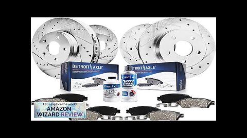 Detroit Axle Brake Kit for Acura 2010-2012 RDX 2007-2016 Honda CR-V Review